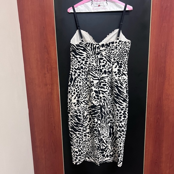 New Sergio Hudson x Target Dress Animal Print Sheath Dress Size Medium Stretch - Picture 7 of 16
